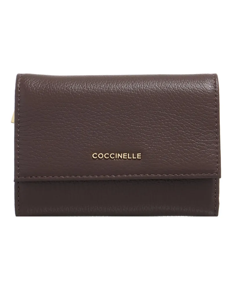 Coccinelle Portemonnaie Metallic Soft braun Braun
