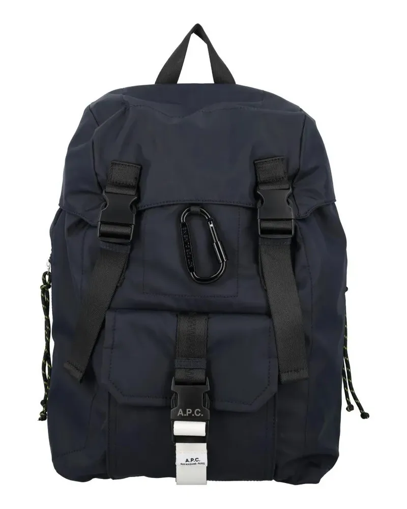 A.P.C. Rucksäcke Dark Navy Trek Backpack schwarz Schwarz