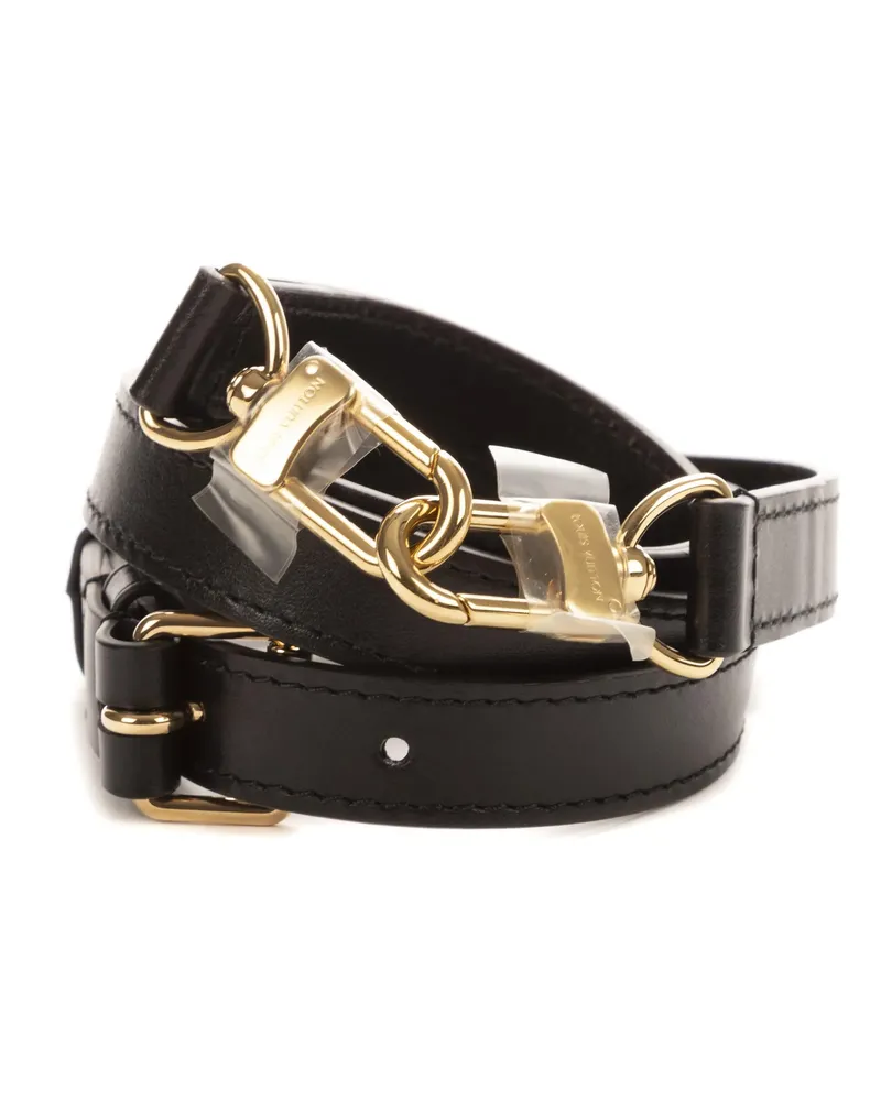 Louis Vuitton Crossbody Bags Leather Strap schwarz Schwarz