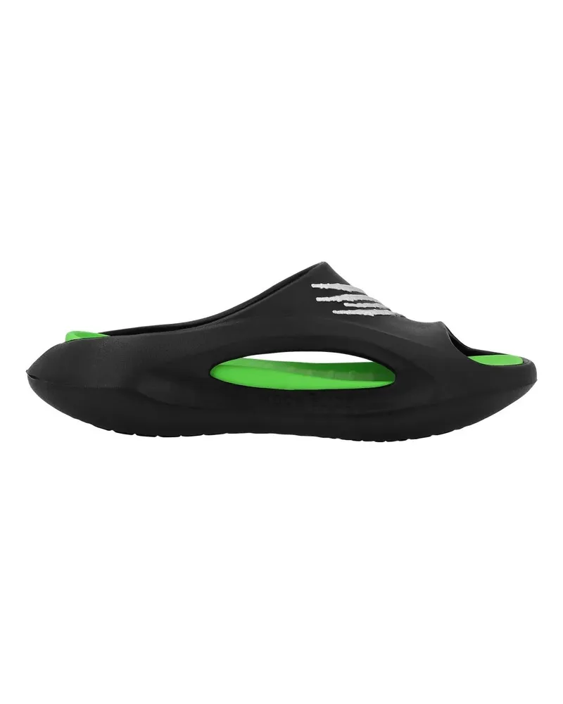 Philipp Plein Slipper & Pantoletten Flache Gummisandalen schwarz Schwarz