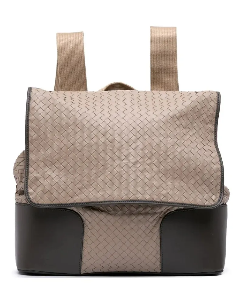 Bottega Veneta Rucksäcke Nappa Intrecciato Backpack braun Braun