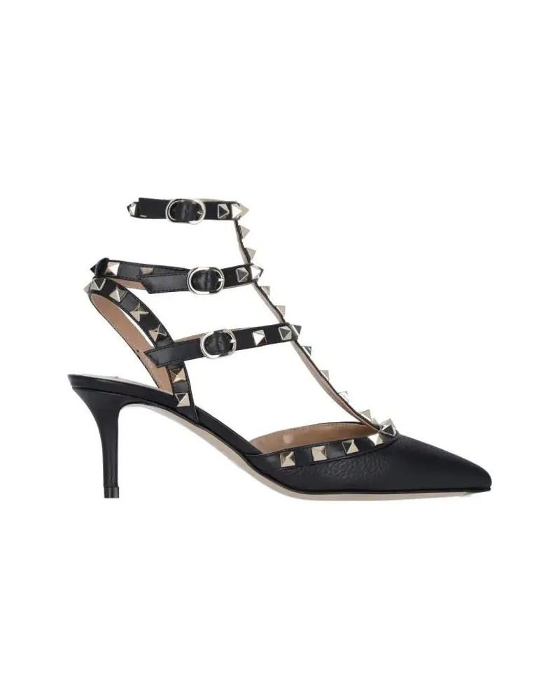 Valentino Garavani Hohe Schuhe Rockstud 65' Heels – Black schwarz Schwarz