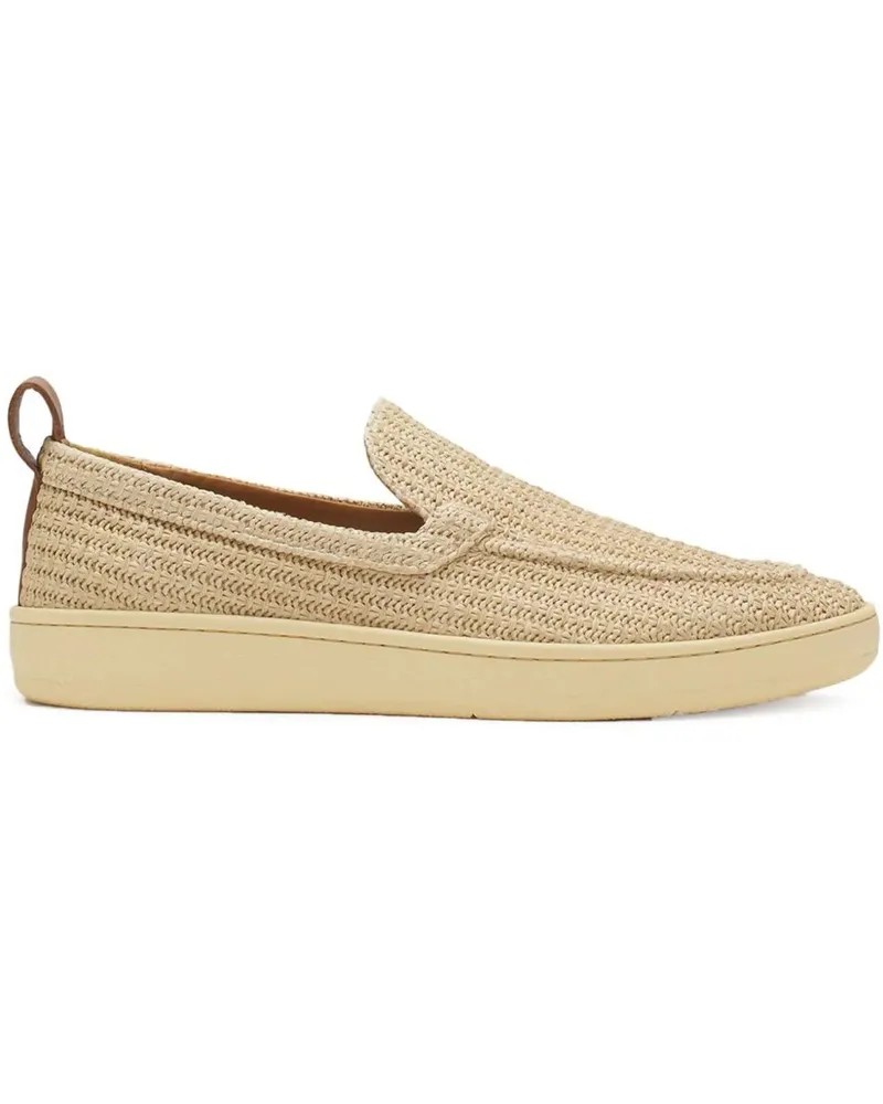Lanvin Loafer Flat Shoes Beige beige Beige