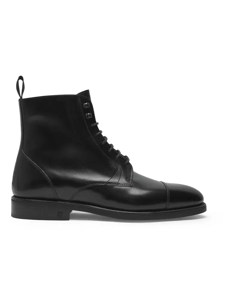 Henry Stevens Stiefel Schnürboots Winston CDB2 schwarz Schwarz