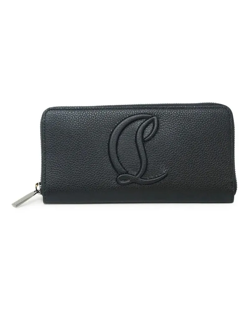 Christian Louboutin Portemonnaie Black Calf By My Side Long Wallet schwarz Schwarz