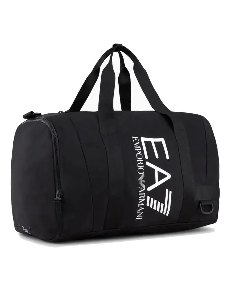 Emporio Armani Koffer Ea7 Gym Bag With Spacious Main Compartment schwarz Schwarz
