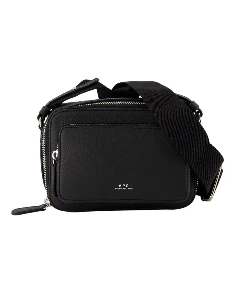 A.P.C. Hobo Bags Sofo Crossbody - Leather - Black schwarz Schwarz