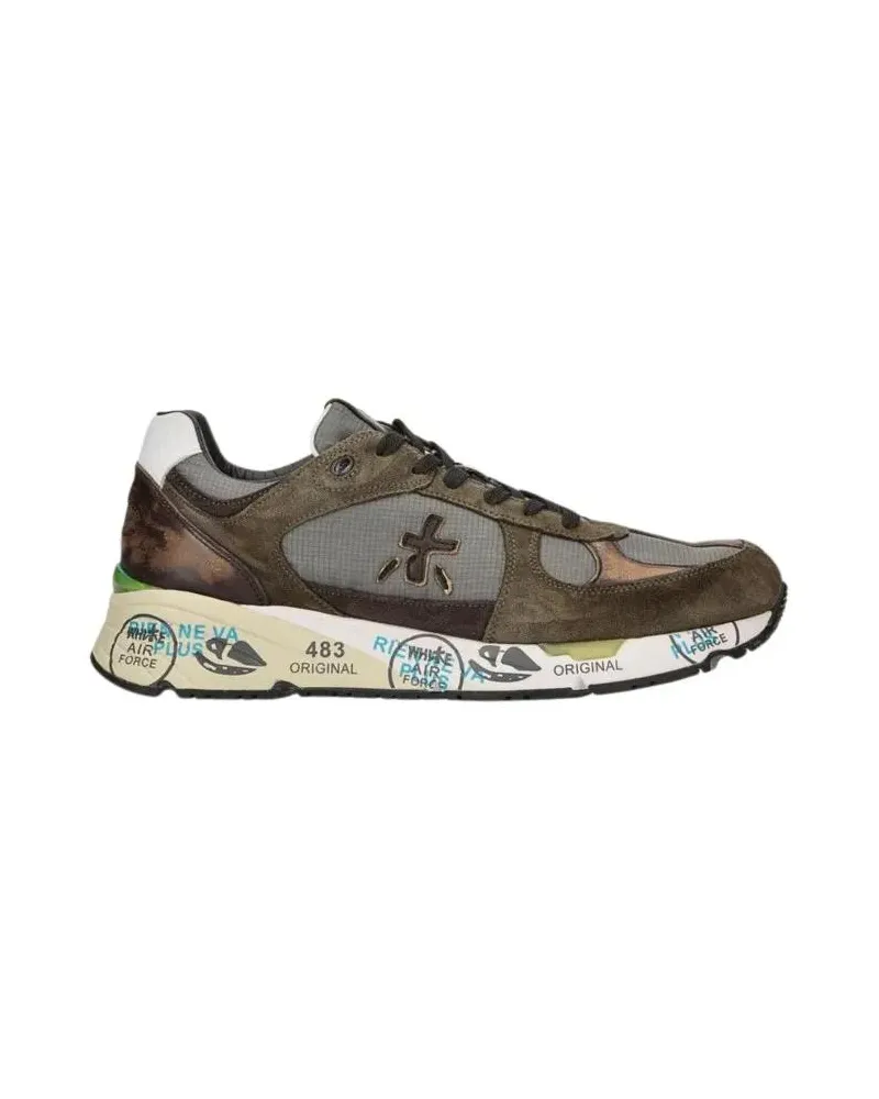 Premiata Low-Top Sneaker Brown Lace-Up Sneakers braun Braun