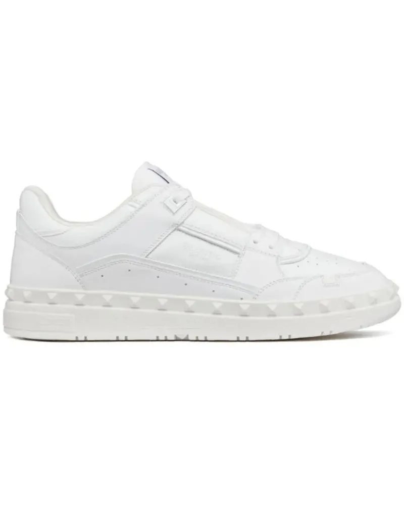 Valentino Garavani Low-Top Sneaker Premium Calf Leather Sneakers With Rockstud Detail schwarz Schwarz