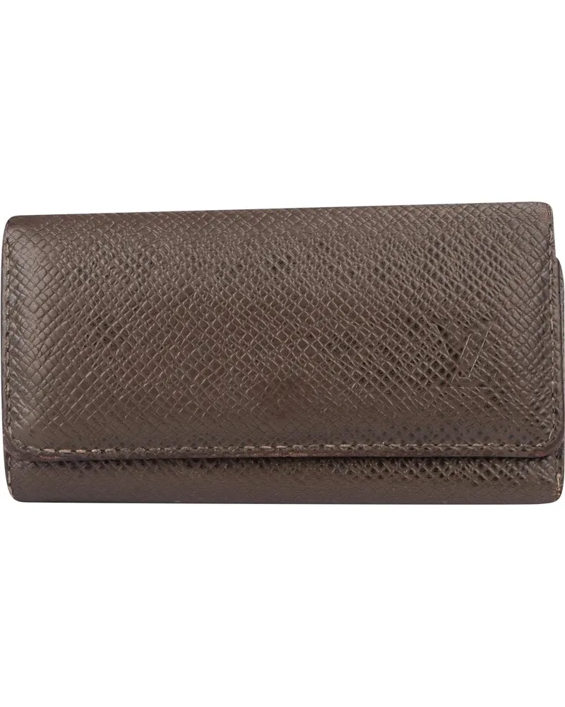 Louis Vuitton Portemonnaie  Brun Taiga Leather Keyholder braun Braun
