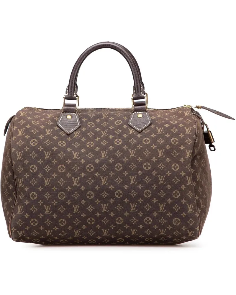 Louis Vuitton Crossbody Bags Monogram Mini Lin Speedy 30 braun Braun
