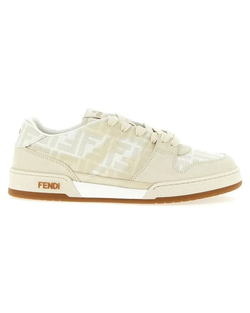 Fendi Low-Top Sneaker Match' Sneakers beige Beige