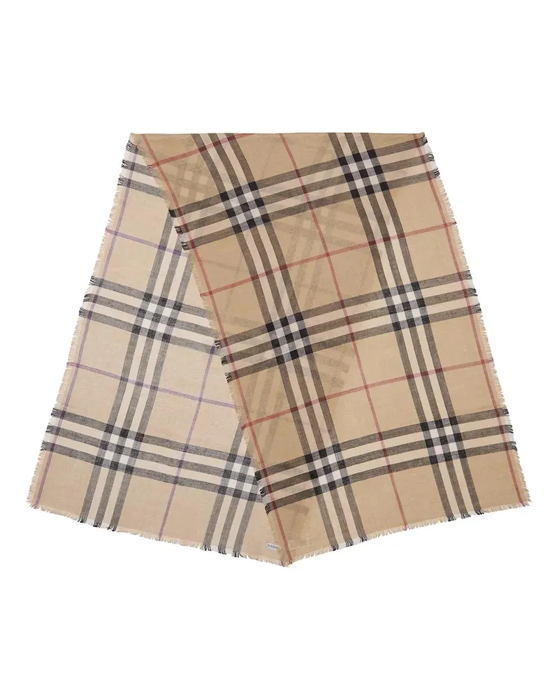 Burberry Tücher & Schals Check Gauz Scarf bunt Bunt