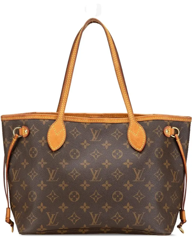 Louis Vuitton Shopper Monogram Neverfull PM braun Braun