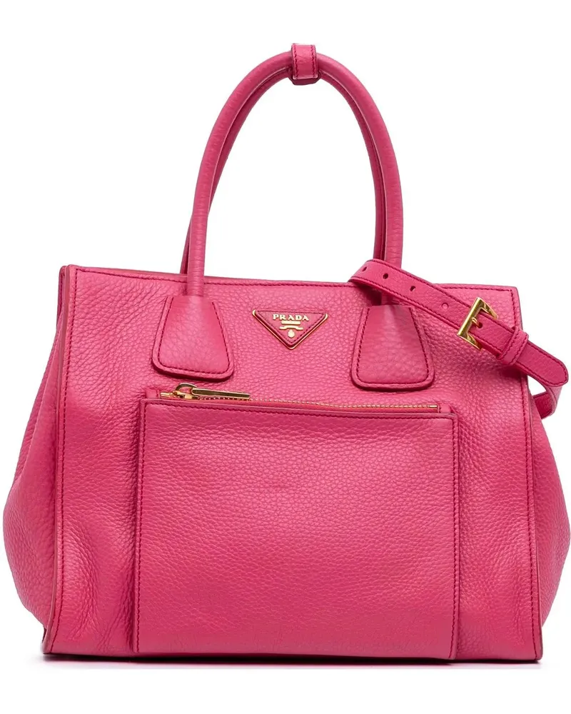 Prada Hobo Bags Vitello Phenix Shopping Tote rosa Gold