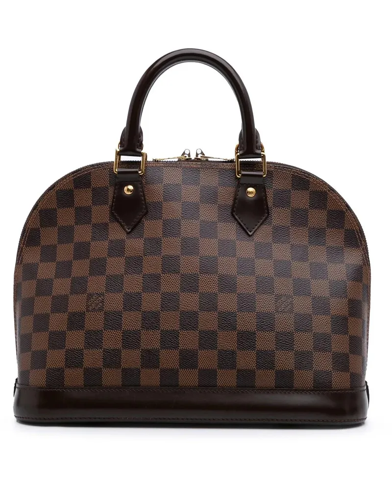 Louis Vuitton Crossbody Bags Damier Ebene Alma PM braun Braun