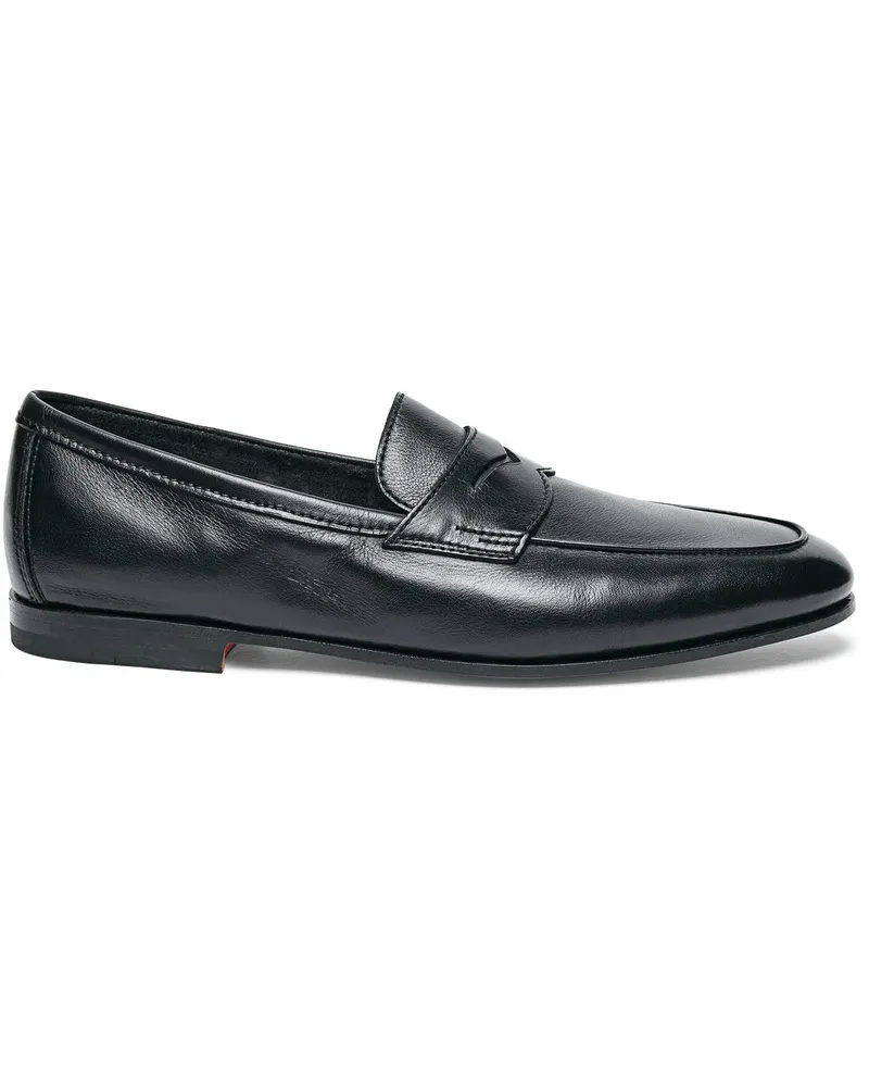 Santoni Loafer Men?s leather loafer weiß Weiß