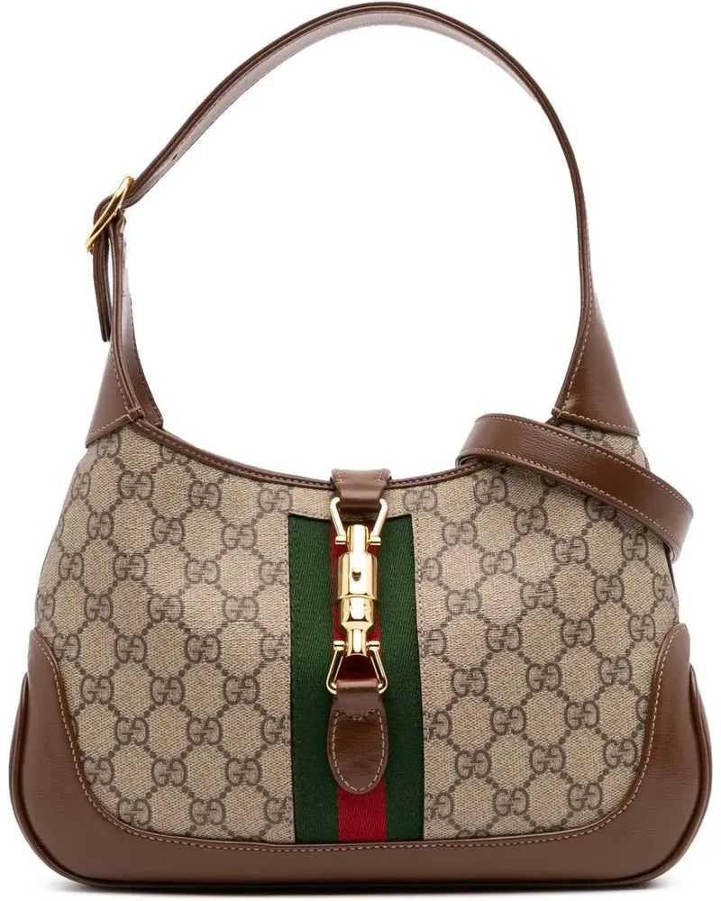Gucci Hobo Bags Small GG Supreme Jackie 1961 Crossbody braun Braun