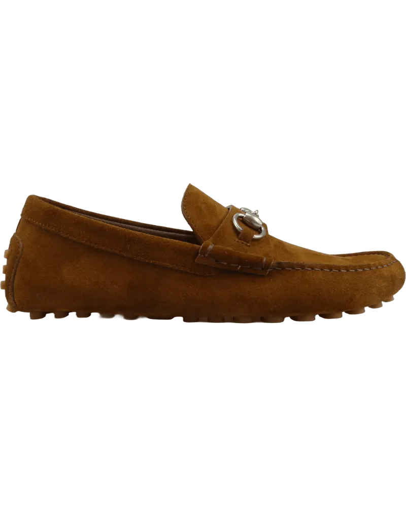 Gucci Loafer Mocassino da Uomo Horsebit Marrone braun Braun