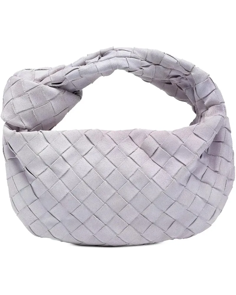 Bottega Veneta Hobo Bags Mini Suede Intrecciato Jodie orange Orange