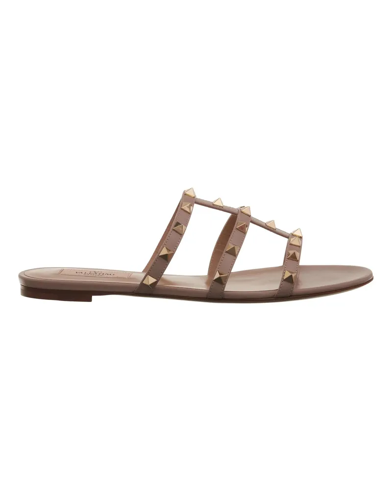 Valentino Garavani Sandalen Rockstud Slide beige Beige