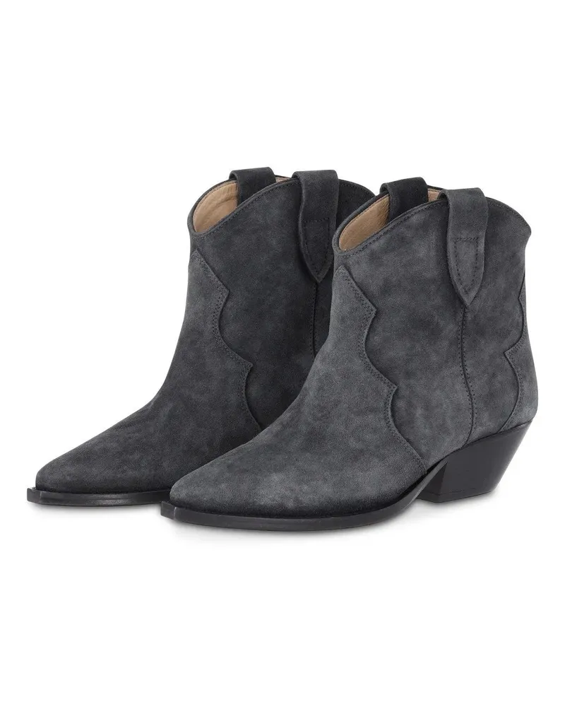 Isabel Marant Low-Top Sneaker Cowboy-Boot Dewina dunkelgrau 