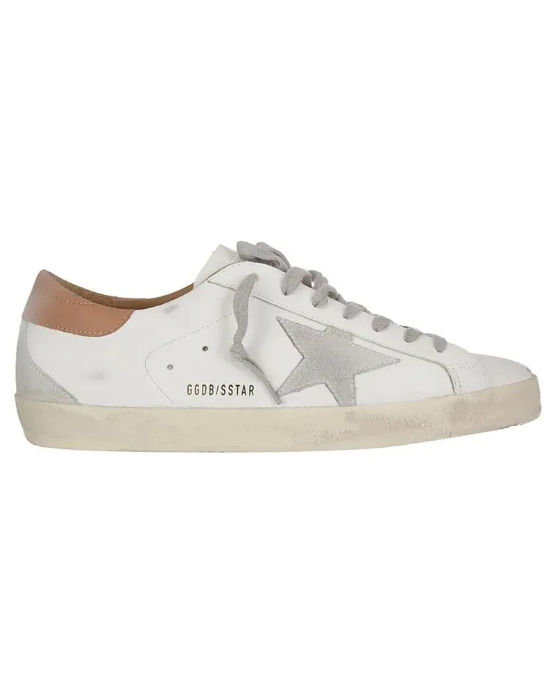 Golden Goose Low-Top Sneaker White Sneakers With Grey Suede Star weiß Weiß