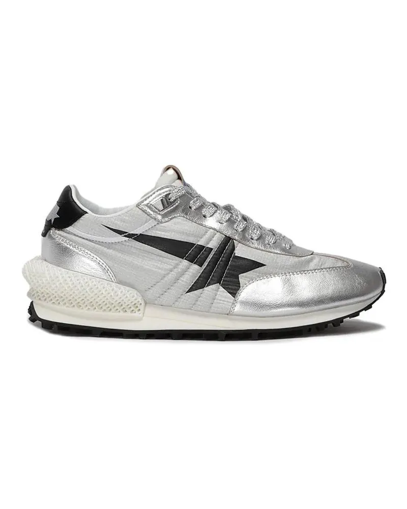 Golden Goose Low-Top Sneaker Printed Star Seakers grau Grau