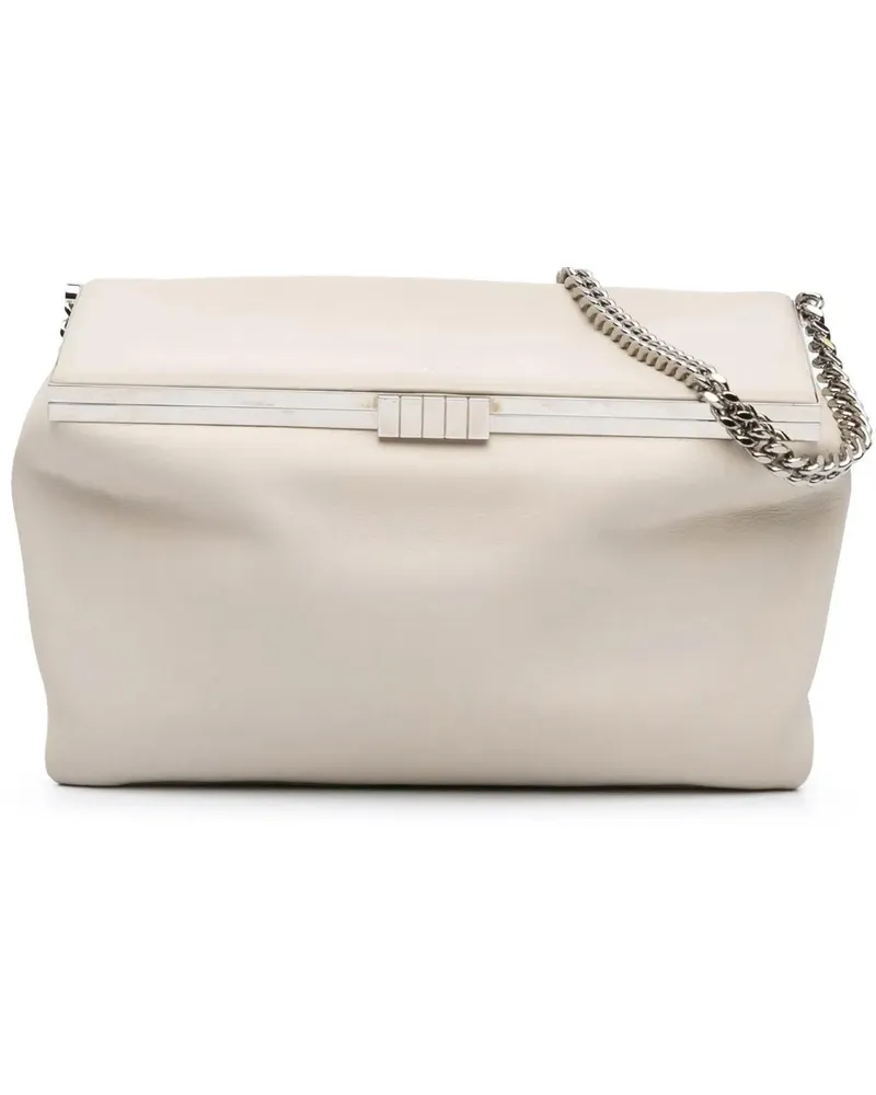Saint Laurent Hobo Bags 2022 Medium Leather Sac Charniere Bag braun Braun