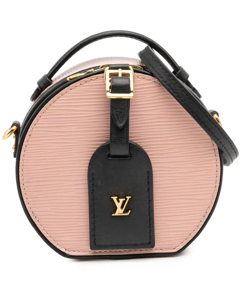 Louis Vuitton Hobo Bags Epi Mini Boite Chapeau rosa Gold