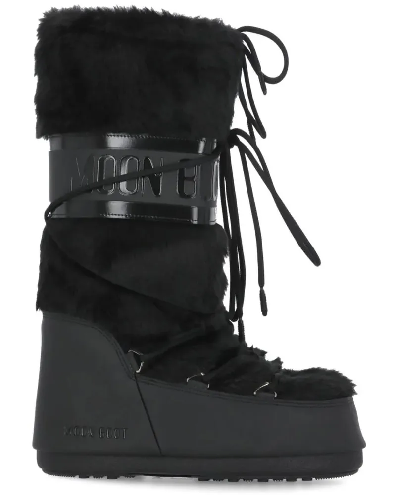 Moon Boot Winterboots Mb Icon Faux Fur schwarz Schwarz