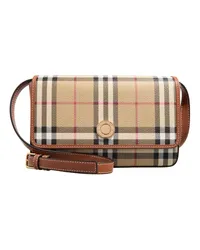 Burberry Crossbody Bags Check Shoulder Bag Beige