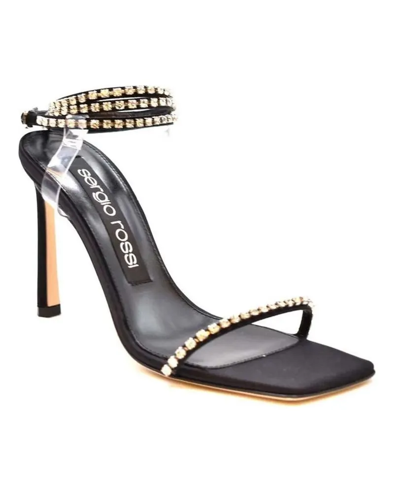 Sergio Rossi Sandalen Sandals Black schwarz Schwarz