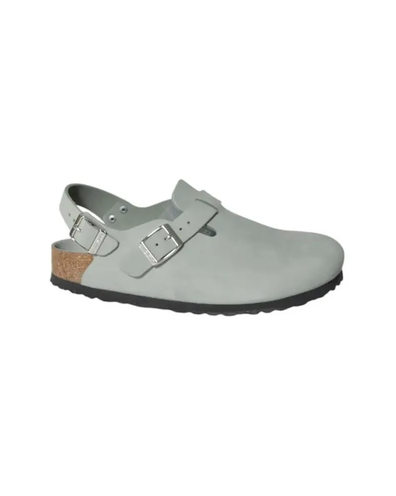 Birkenstock Sandalen Mint Green Nubuck Leather Tokio Mules grün Grün