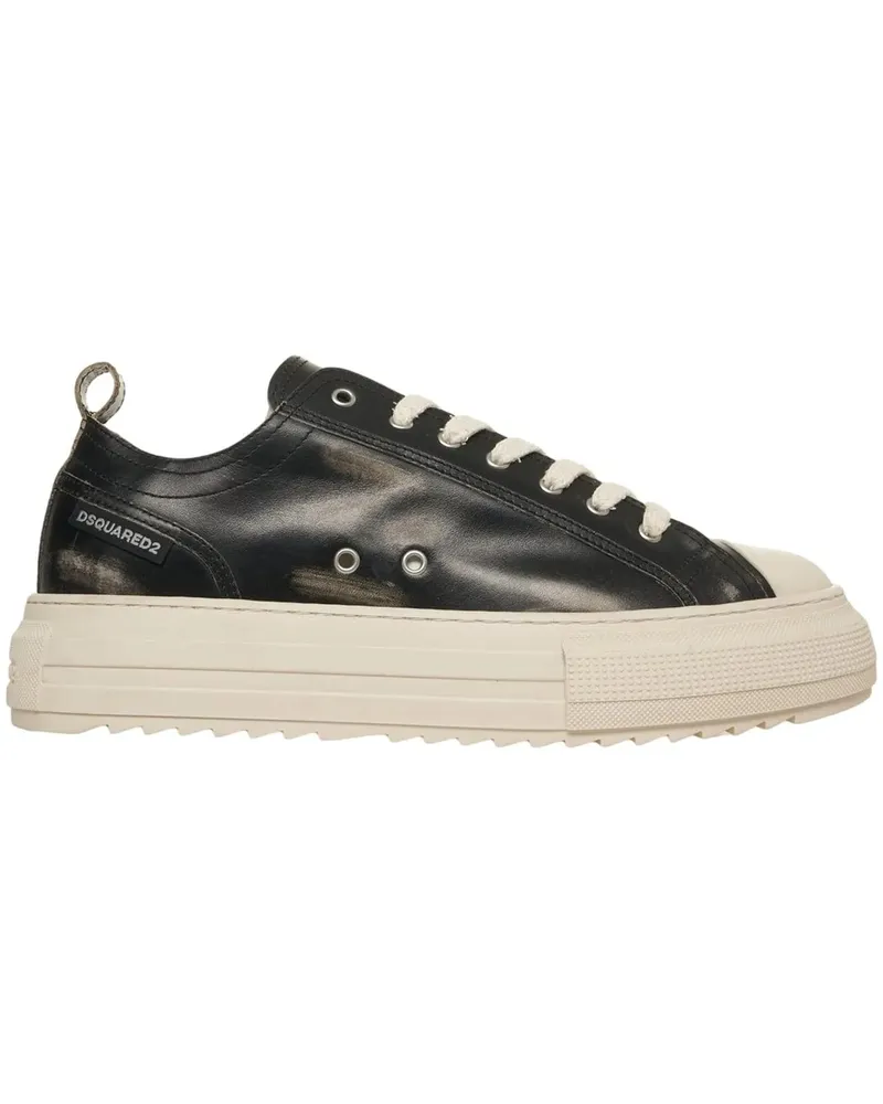 Dsquared2 Low-Top Sneaker Sneakers 'Berlin' schwarz Schwarz