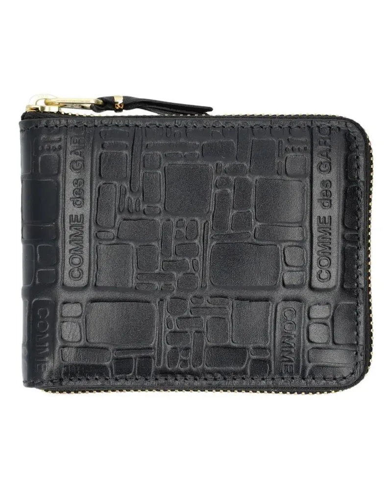 Comme des Garçons Portemonnaies Small Wallet Zip Around grau Grau