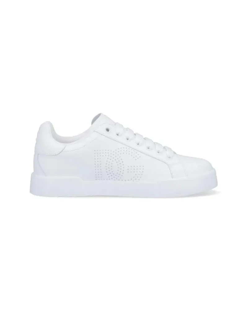 Dolce & Gabbana Low-Top Sneaker "Portofino Light" Sneakers – White weiß Weiß