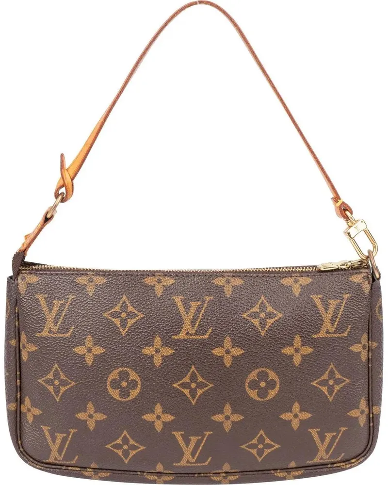 Louis Vuitton Crossbody Bags  Canvas Monogram Pochette Accessoire braun Braun