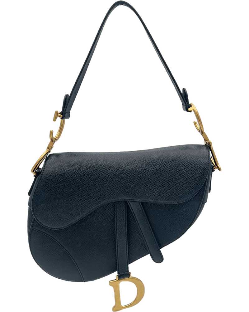 Dior Crossbody Bags Dior Saddlebag - Black schwarz Schwarz