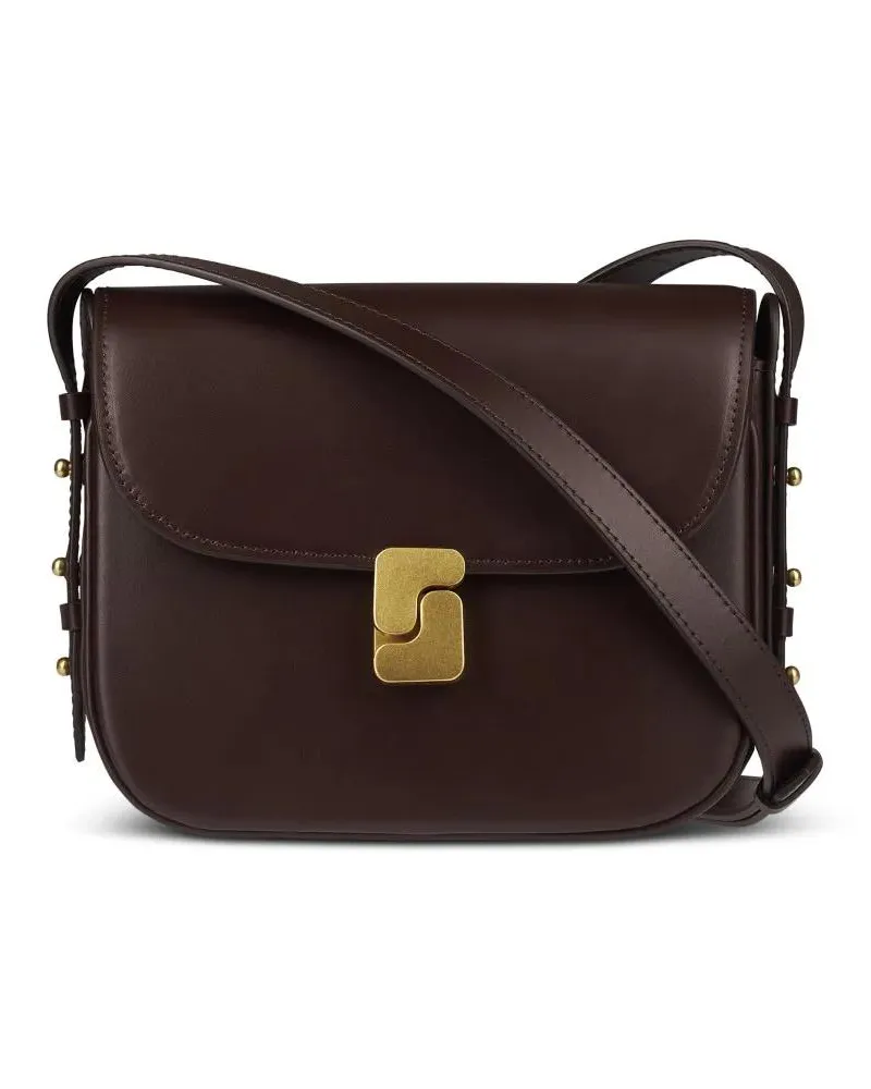 Soeur Hobo Bags Structured Brown Mini Shoulder Bag braun Braun