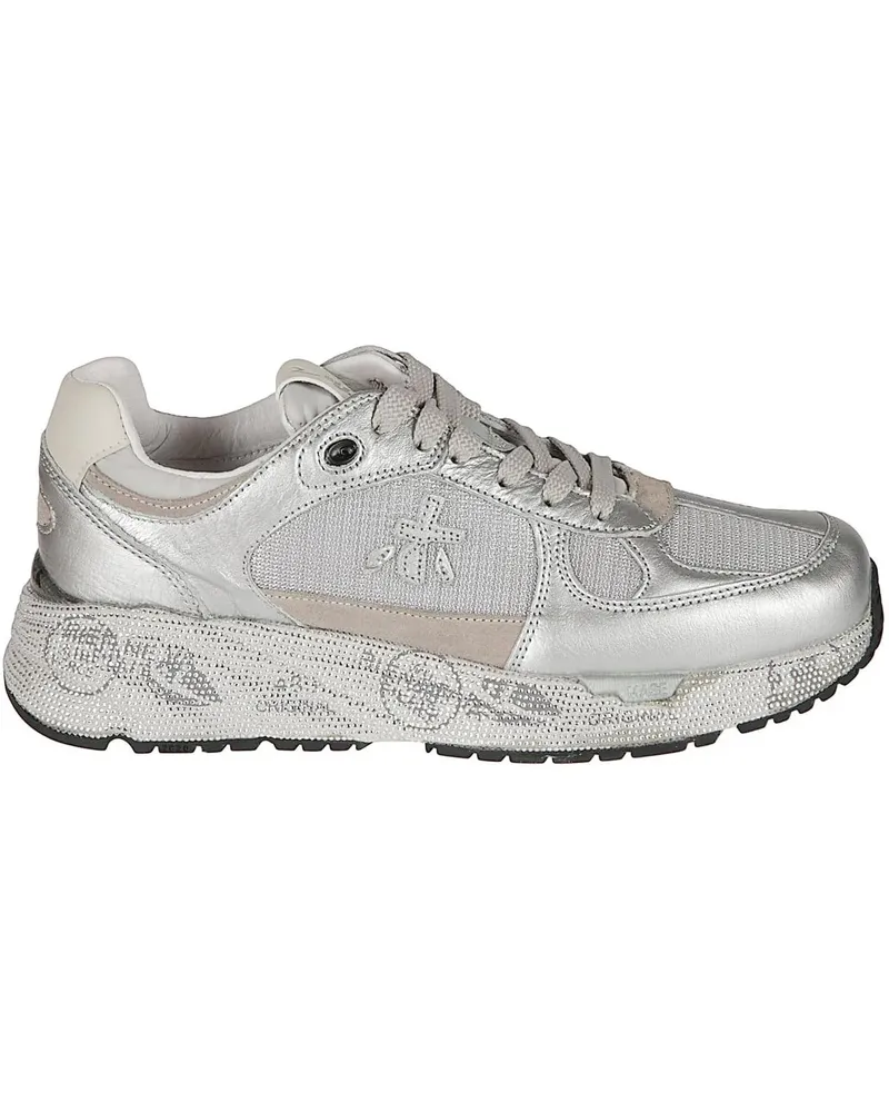 Premiata Low-Top Sneaker Mased Sneakers Metallic gunmetal Gunmetal