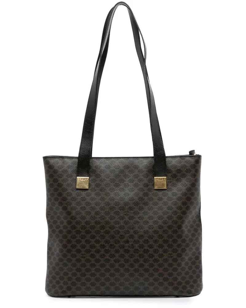 Celine Shopper Macadam Coated Canvas Tote braun Braun