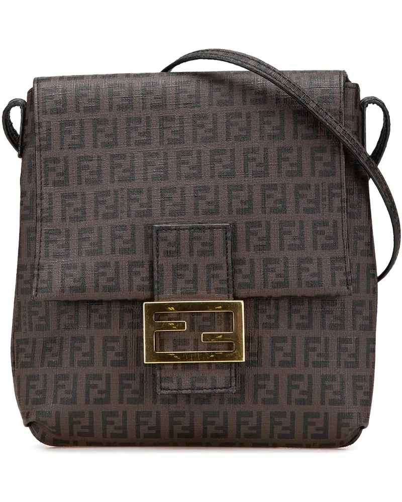 Fendi Hobo Bags Zucchino Spalmati Crossbody braun Braun