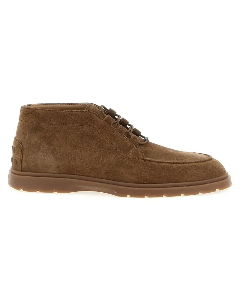 TOD'S Stiefel 'Polacchino' Ankle Boots braun Braun