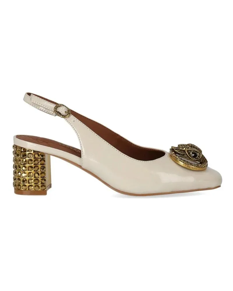 Kurt Geiger Hohe Schuhe Chelsea Block Bone Slingback Pumps beige Beige