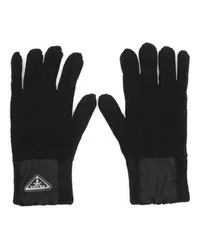 Prada Handschuhe Black Wool And Cashmere Gloves Schwarz