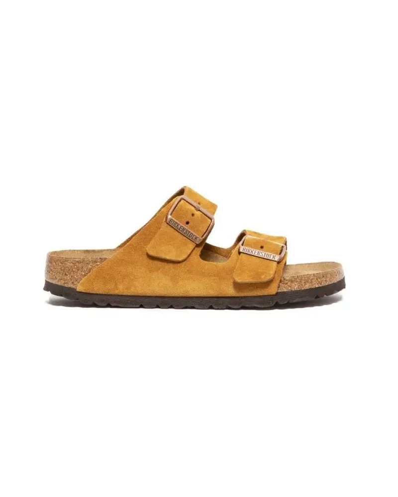 Birkenstock Sandalen Arizona Suede Sandal Leather braun Braun