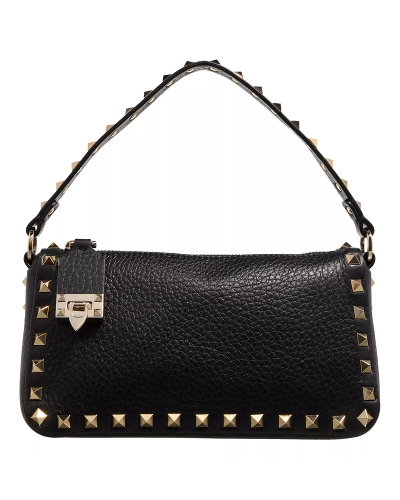 Valentino Garavani Hobo Bags Small Shoulder Bag Rockstud schwarz Schwarz