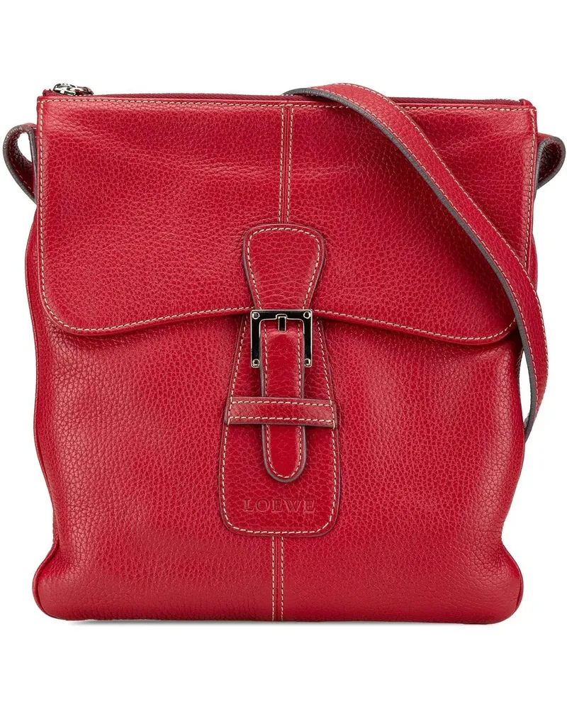 Loewe Hobo Bags 2010-2024 Leather Crossbody rot Rot
