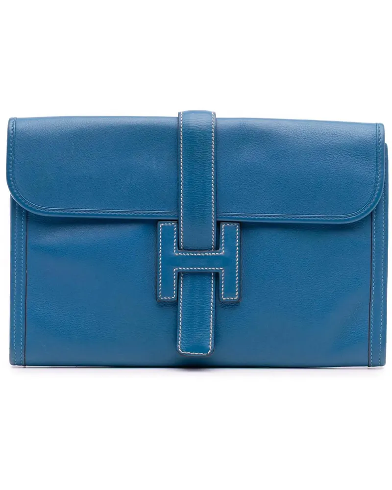 Hermès Clutches Swift Jige Elan 29 blau Blau